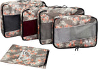 5 Set Packing Cubes for Travel Large Suitcase Luggage Organizer Bags Travel - Image 3