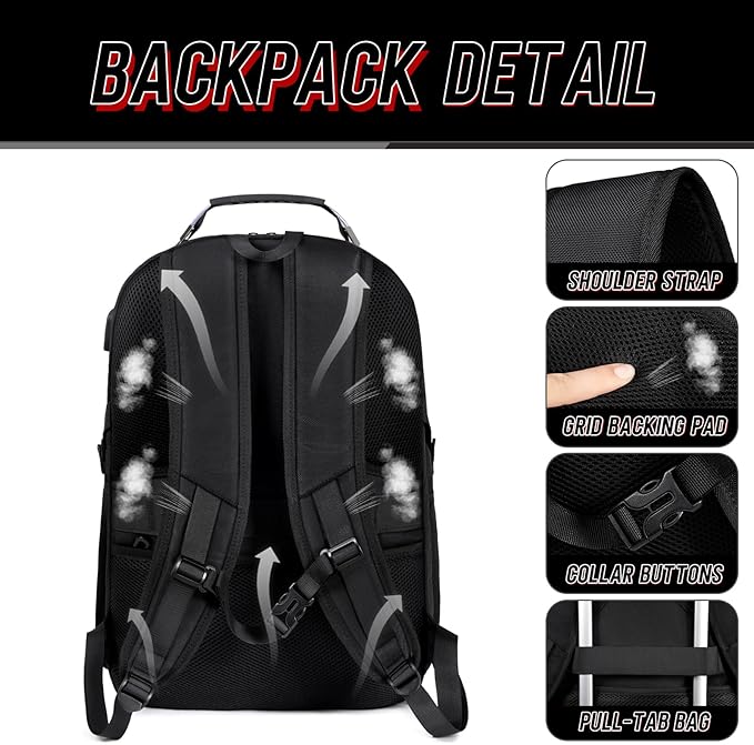 Z-MGKISS Big Travel Backpack, Large Laptop Backpack, TSA Approved Bag 50L - Image 2