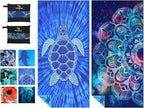 2 Pack Microfiber Lightweight Thin Beach Towel Sand Free Quick Dry Super by Yongoesbeachtowel