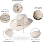 Cimarron Wide Brim Safari Sun Hat - Image 4