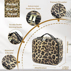 Makeup Bag with Light Up Mirror, Lighted Travel Makeup Organizer 3 Colors - Image 2