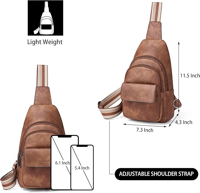 Sling Bag Crossbody Bags for Women Small Cross Body Bag Fanny Packs Chest Sling - Image 3