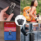 Moxweyeni 10 Pcs 4 Digit Combination Lock Small Combo Luggage Number Locks - Image 7