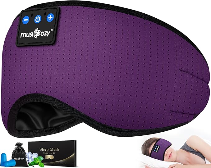 MUSICOZY Sleep Headphones Bluetooth 5.4 Headband Headphones Super Soft & by MUSICOZY