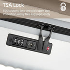20 Inch Carry on Luggage, Airline Approved 22x14x9 Hard Shell Carry on Suitcase - Image 2