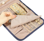 BELALIFE Travel Jewelry Case Organizer, Foldable Storage Roll - Image 4