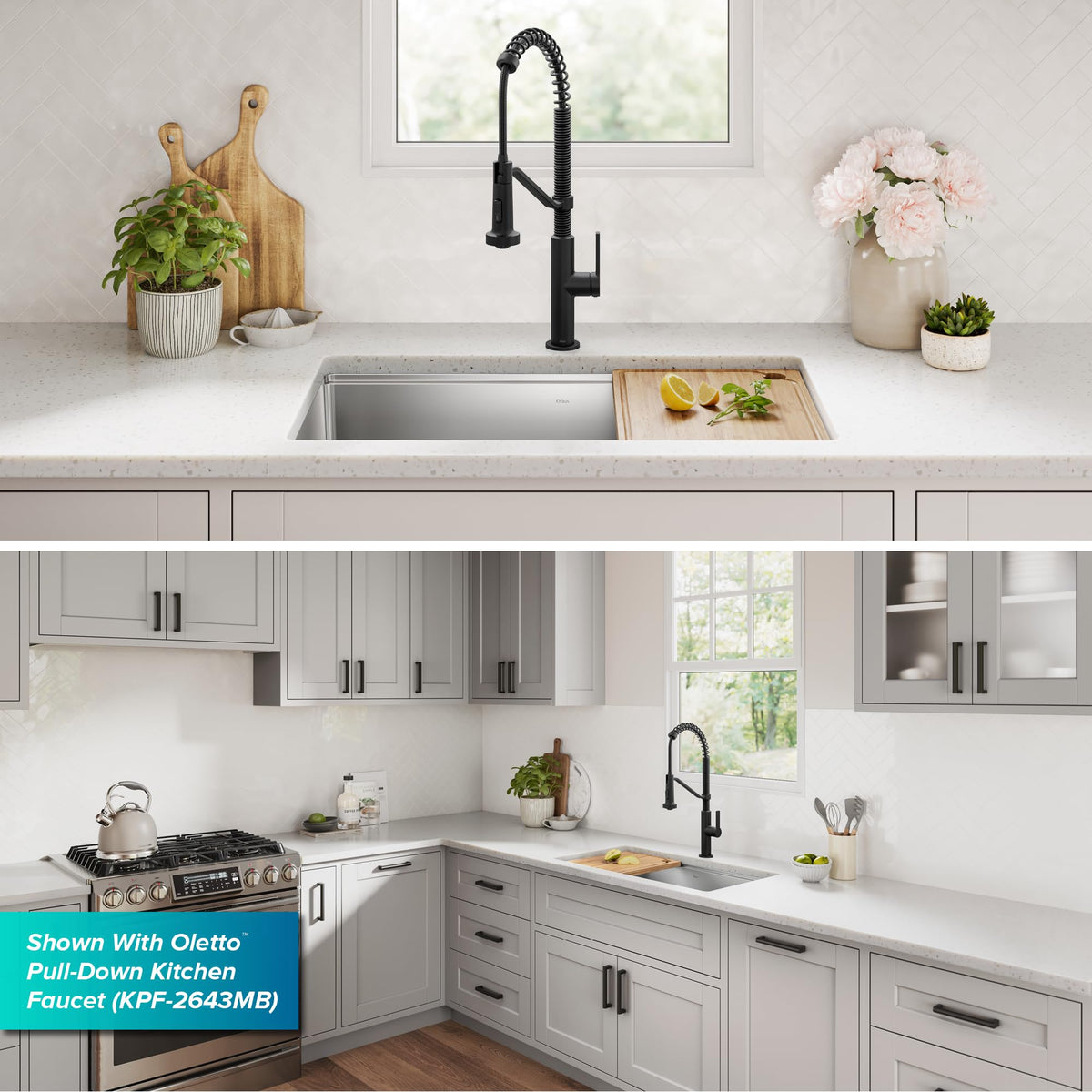 Fairlane 25 in Undermount Workstation Single Bowl 18 (25 Inch / Single Bowl Workstation — Undermount)