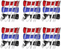 6 Pack Reusable Flatware Sets Knife, Chopsticks by Arroyner
