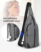 WATERFLY Small Crossbody Sling Backpack Anti Theft Backpack - Image 7