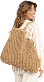 Roxy Women's Beach Tote Bag | Travel | Vacation | Straw | Lightweight | - Image 2