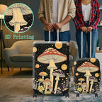Luggage Cover + Tag, Mushrooms Travel Suitcase Protector - Image 6