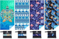 4 Pack Microfiber Lightweight Beach Towel Sand Free Quick Dry Absorbent Thin by WIDDONEN