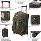 Eddie Bauer Expedition Rolling Duffel Bag - Image 2