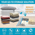 10 Pack Vacuum Storage Bags, Space Saver Bags Compression Storage Bags - Image 2