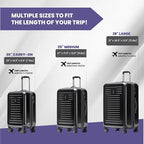 Spyder Rails 29 Inch Expandable Hardside Upright Suitcase - Image 2