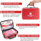 410 Piece Waterproof Hard Shell First Aid Kit - Image 3