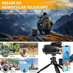 Monocular Telescope 80x100 HD Monoculars - Image 4