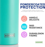 koodee 20 oz Stainless Steel Skinny Tumbler Double Wall Insulated Water Tumbler - Image 2