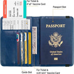 Passport Holder for Travel Passport Cover for Men Passport Wallet Case - Image 4