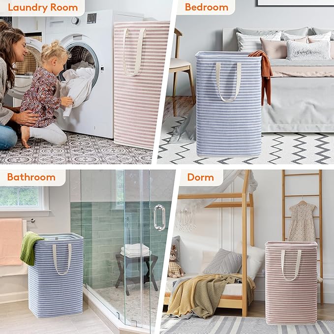Lifewit 2 Pack Laundry Hamper Large Collapsible Laundry Basket, Freestanding - Image 6