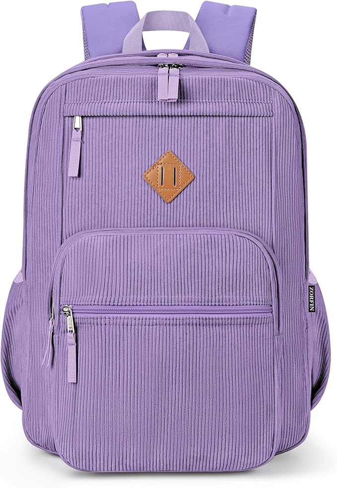 ZORFIN 26L Backpack for College, and Travel: Corduroy Bookbag - Image 7
