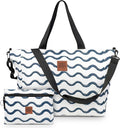 Large Beach Tote Bag for Women – Foldable & Packable Travel Bag by IslaKai