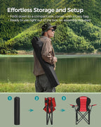 SONGMICS Folding Camping Chair, - Image 7