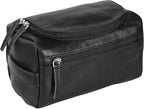 ELIZO Premium REAL Leather Toiletry Bag by LuxuryEngineeredProducts