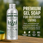 Wander Wash -Biodegradable Camp & Dish Soap Unscented | Made in USA | Organic - Image 2