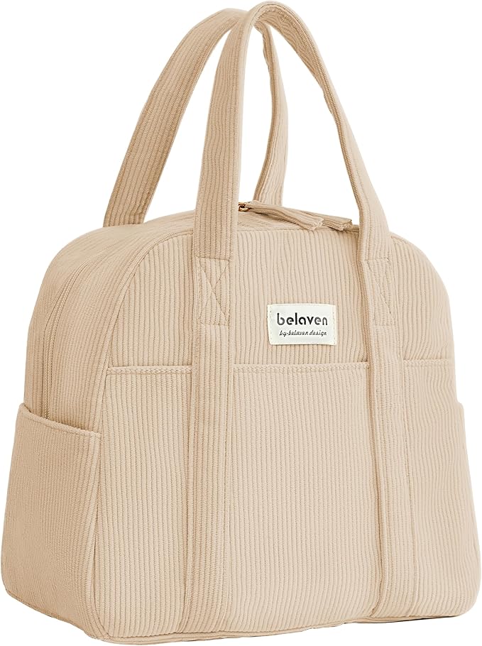 Insulated Lunch Bag for Women, 6-Hour Cold Retention Cooler Tote by belaven
