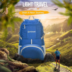 ZOMAKE Lightweight Packable Backpack 35L, Light Foldable Backpacks Water - Image 6