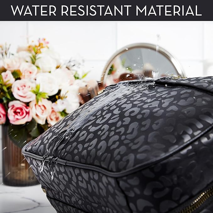Nicole Miller New York Once Upon a Rose Makeup Bag, Cosmetics Essentials - Image 5