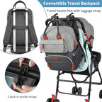 Diaper Bag Backpack, Baby Bag for Boys Girls, Large Diaper Backpack Travel - Image 5
