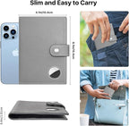 Genuine Leather Passport Holder, RFID Blocking Travel Wallet - Image 3