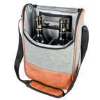Freshore® Wine Leather Tote Cooler Insulated Bag - Image 5