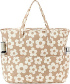 LEDAOU Beach Bag Waterproof Sandproof Women Tote Bag Pool Bag - Image 9