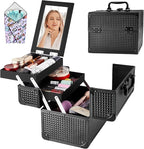 Makeup Train Case, Portable Makeup Case - Image 7