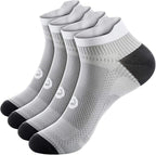 PAPLUS Ankle Compression Sock for Men and Women 2/4/6 Pairs, Low Cut by PAPLUS