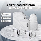 8 Piece Compression Packing Cubes Set - Image 2