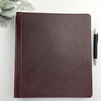 Samsill Vintage Leather 3 Ring Binder, Professional Organizer, 1 Inch Round Ring - Image 2