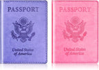 Herain Passport Holder for Travel Cruise Essentials 2 Pcs, Passport Cover - Image 8