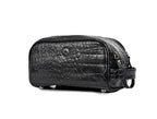 10" Premium Leather Toiletry Travel Pouch - Image 2