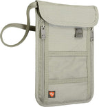 Lewis N. Clark RFID Blocking Stash Neck Wallet, Travel Pouch + Passport Holder by LewisNClark