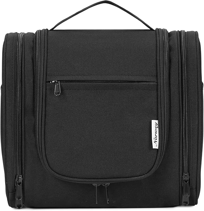 Narwey Hanging Toiletry Bag for Women Travel Makeup Bag Organizer Toiletries - Image 2