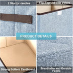 Foldable Storage Bins with Lids, Decorative Storage Baskets, Large Storage Boxes - Image 2