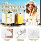 Personalized Initial Luggage Tags - Image 3