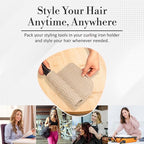 Vanity Accessories - Heat Resistant Mat – Silicone Flat Iron & Curling Iron Holder, Non-Slip Vanity Mat & Hot Tool Mat for Home, Salon, or Travel Use