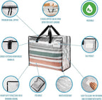 VENO 4 Pack Heavy Duty Moving Bags, Storage Bags, Packing Supplies, Top Zipper - Image 7