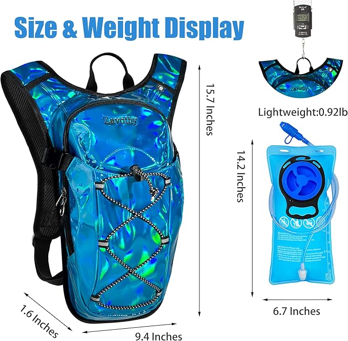 Reflective Hydration Backpack, Hydration Pack - Image 2
