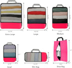 BAGAIL 4 Set/6 Set/8 Set Compression Packing Cubes Travel Accessories - Image 2
